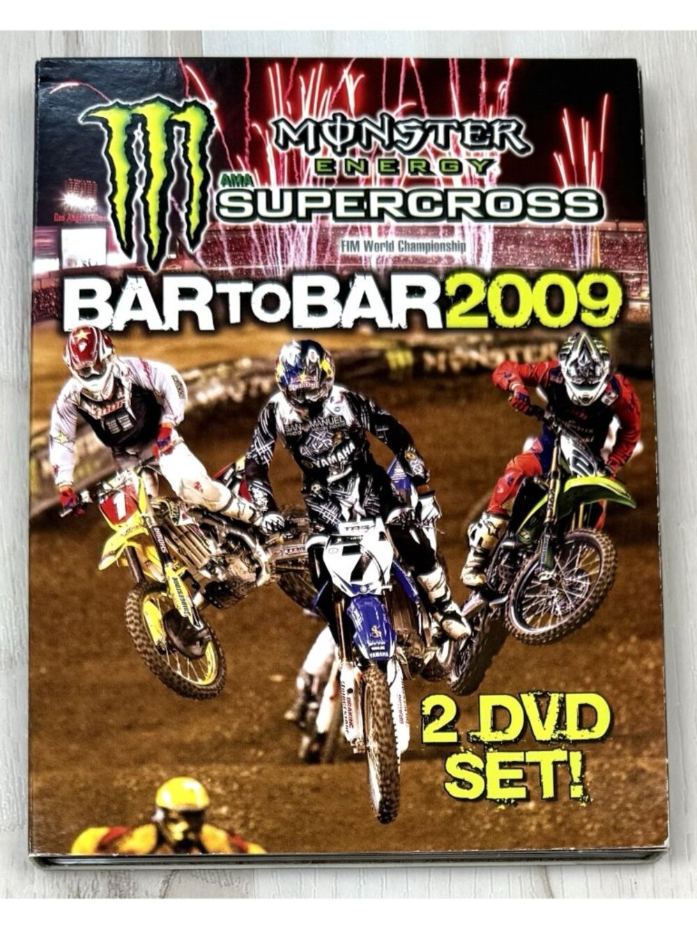 Monster Energy AMA Supercross FIM World Championship Bar to Bar 2009 2-DVD Set
